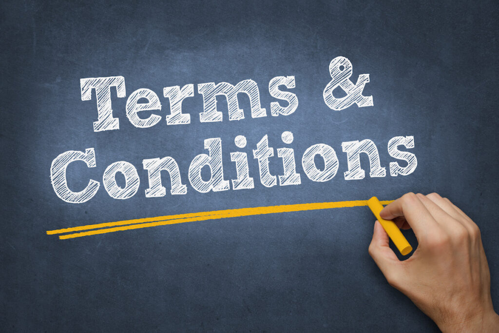 website terms and conditions guide 1