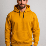 velance mustard classic hoodie