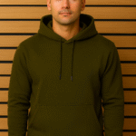 velance olive essential hoodie