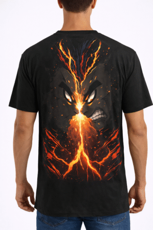 inferno beast anime graphic t shirt