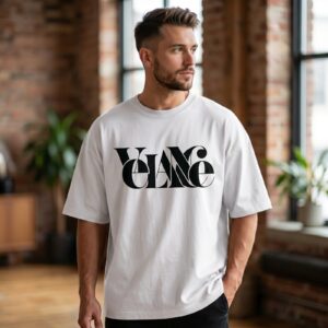 "brain wash" cyberpunk graphic oversized t shirt