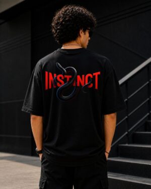 "brain wash" cyberpunk graphic oversized t shirt